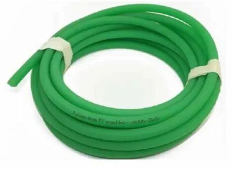 Polyurethane Round Extruded PU Belt, Color : Green