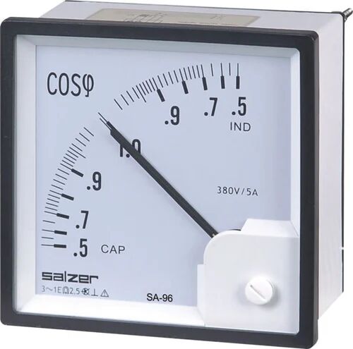 50-60 Hz Power Factor Panel Meter, Display Type : Analog