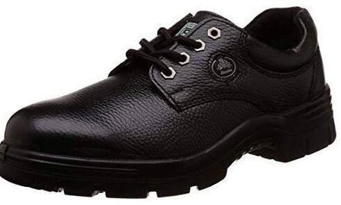 Black PU Bata Safety Shoes, for Industrial, Gender : Male