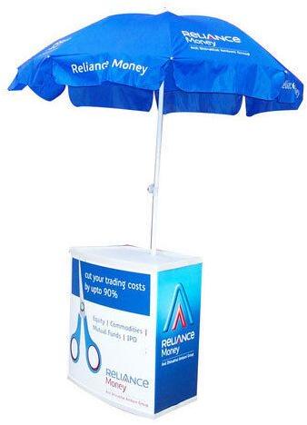 Printed Polyester Promotional Umbrella, Pole Material : Almunium