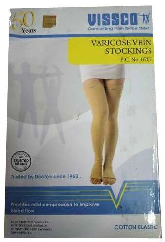 Vissco Elastic Varicose Vein Stockings - Large : : Health