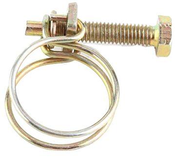 Metal wire hose clamp