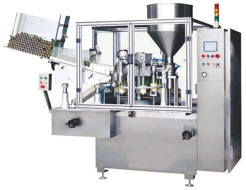 Silver 4000-5000kg Automatic Tube Filling Machine