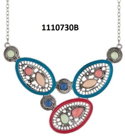 Multicolor Enamel Trendy Necklace