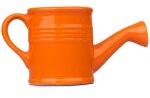 Ceramic Water can Vase, Color : Orange