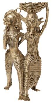 Dhokra Craft Tribal Couple