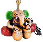 Ganesh Playing Table Lamp