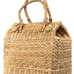 Kauna Grass Picnic Bag, Color : Beige