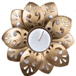 Lotus Candle Holder, Color : Beige