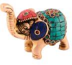 Maharaja Elephant Showpiece, Color : Multi Color
