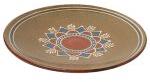 Rangoli Platter, Color : Brown