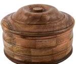 Wooden Chapatti Box, Color : Brown