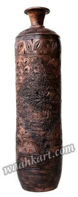 traditional indian engrave art pot
