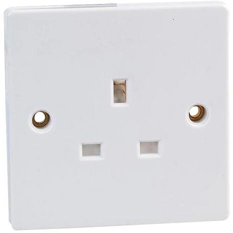 1 gang unswitched socket