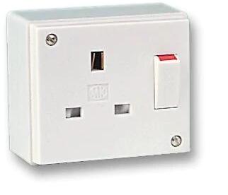 MAINS SOCKET AND MOUNTING BOX