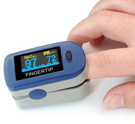 Finger Pulse Oximeter, Display Type : Single Color LED