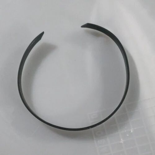 Round Polytetrafluoroethylene PTFE Wear Strip, Color : Black