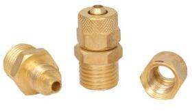 Brass PU Connector Male