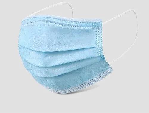 FORTUNE FOOTWEAR ULTRASONIC LAYER NON-WOVEN 3 PLY FACE MASK, Color : BLUE