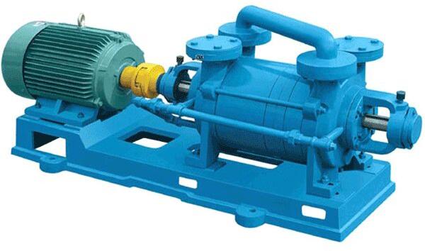 Two stage watering vacuum pump