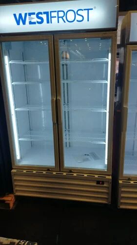 Double Door Upright Display Freezer