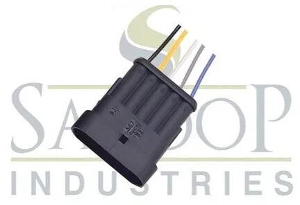 Black Saroop Sealed Connectors