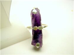 Amethyst Rough Ring