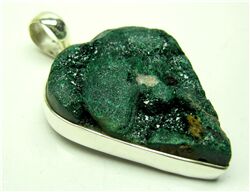 MALACHITE DRUZY PENDANT