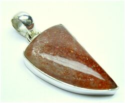 SUNSTONE CABOCHON PENDANT