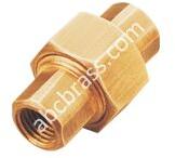 Round Stainless Steel Brass Coupling, Color : Grey