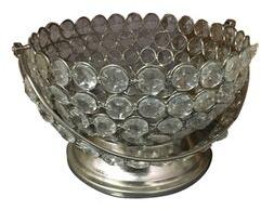 Crystal Handicraft Basket, for Decorative Purpose