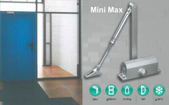 Polished Stainless Steel Mini Max Door Closers, Technics : Hot Dip Galvanized