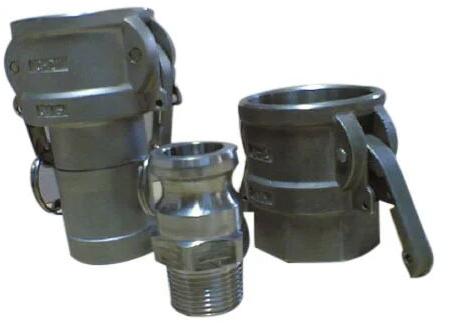 KFI Stainless Steel Camlock Hose Coupling, for Hydraulic Pipe