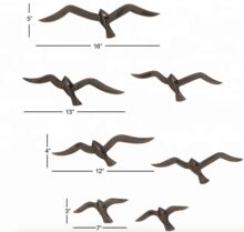 Metal Flying Birds