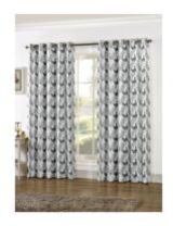 Cock Printed Cotton Curtains