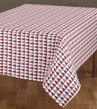 printed woven table cloth
