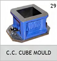 Aluminium CAST IRON Polished CC Cube Mould, for Commercial Construction, Feature : Crack Proof, Fine Finishing