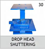 Stainless Steel Drop Head Shuttering, for Construction, Feature : Accurate Dimensions, Adjustable, High Durability