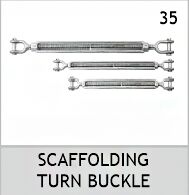 Scaffolding Turnbuckle, Length : 6.4m