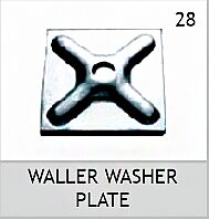 Polished Wall Washer Plate, for Fittings Use, Technics : Black Oxide, White Zinc Plated