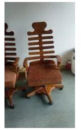 Atul wood Revolving Chairs