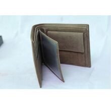 Nubuck Leather handmade leather wallet for men
