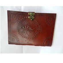 Real leather hand made leather diary and notebook