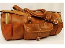 Venus leatherware Genuine Leather Travel Luggage Bag