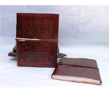 Tree of Life Leather Blank Notebook