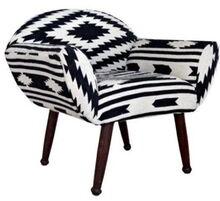 UPHOLSTERED HAIRPIN BENCH