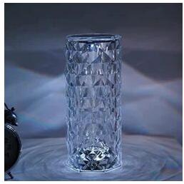 Acrylic Led Crystal Rose Lamp, Color : White