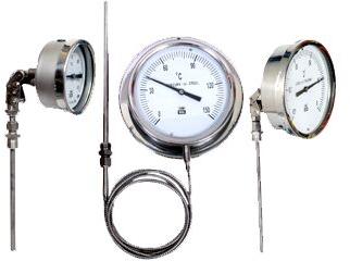 TEMPWELL make Gas Filled / Vapor Filled / Hg in Steel Filled Temperature gauges