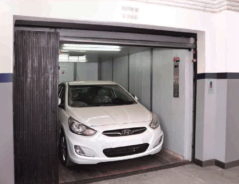 Rectangular Electric Car Elevator, for Industrial, Certification : CE Certified