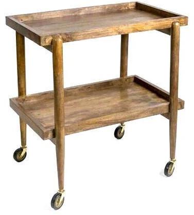Multicolor Wooden Kitchen Trolley